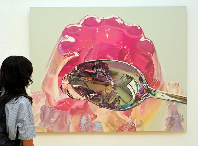 上田薫画像：上田薫さんの作品「ジェリーにスプーンC」