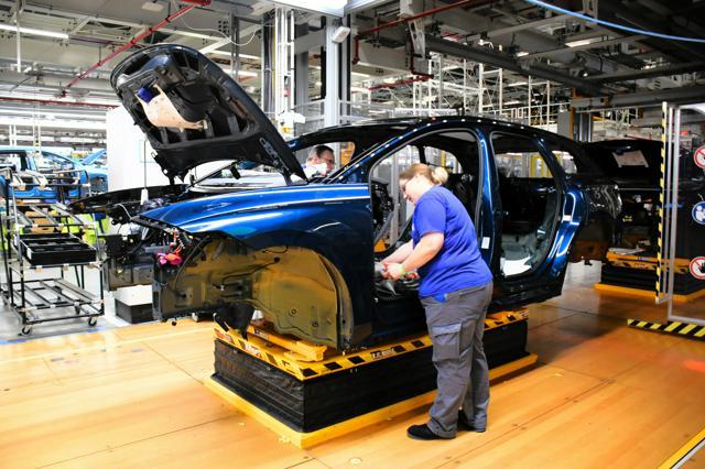 ドイツ北西部エムデンにある独自動車大手フォルクスワーゲンの工場