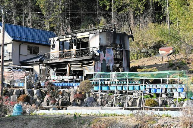 火災が起きた木造2階建て住宅