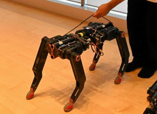 画像：「京都ヒューマノイドアソシエーション」が前に作った「4足歩行ロボット」