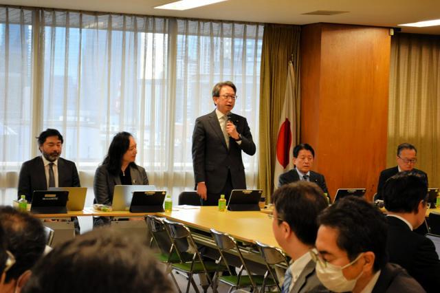 自民党のチームが集まる会の写真