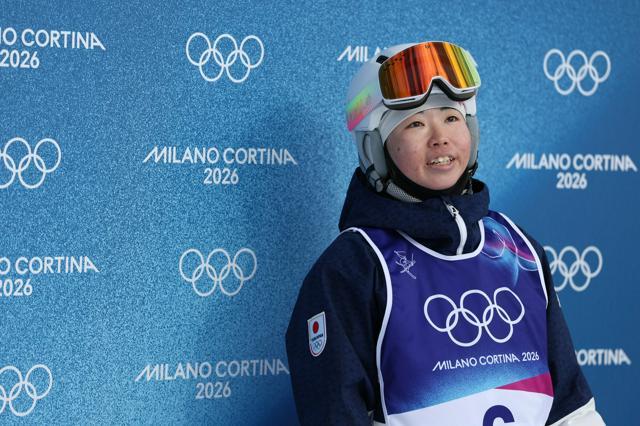 決勝の2回目を終え、得点を待つ冨高日向子