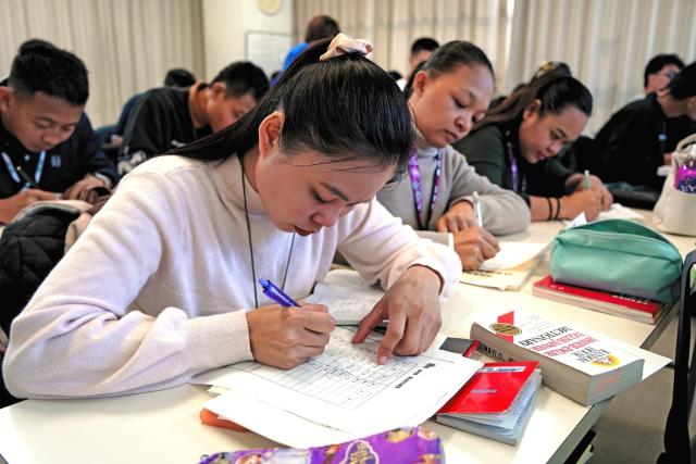 日本語の授業の様子